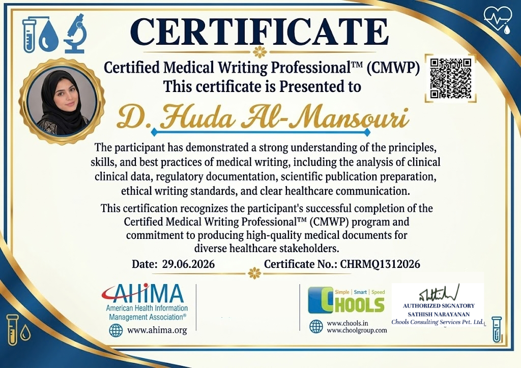 Healthcare and Pharma Program Certificate
